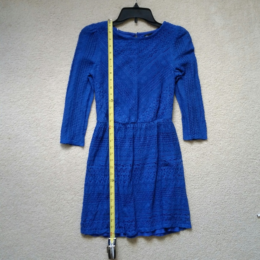 Ruby Rox Royal Blue Lace Dress